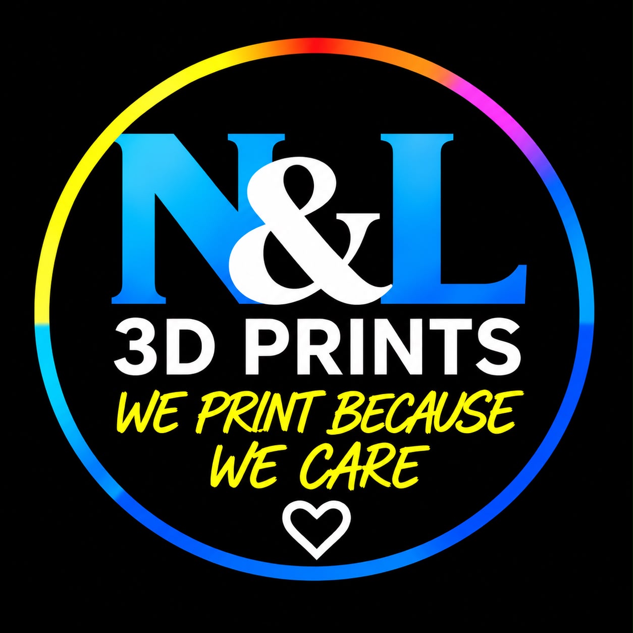 N and L 3D Prints