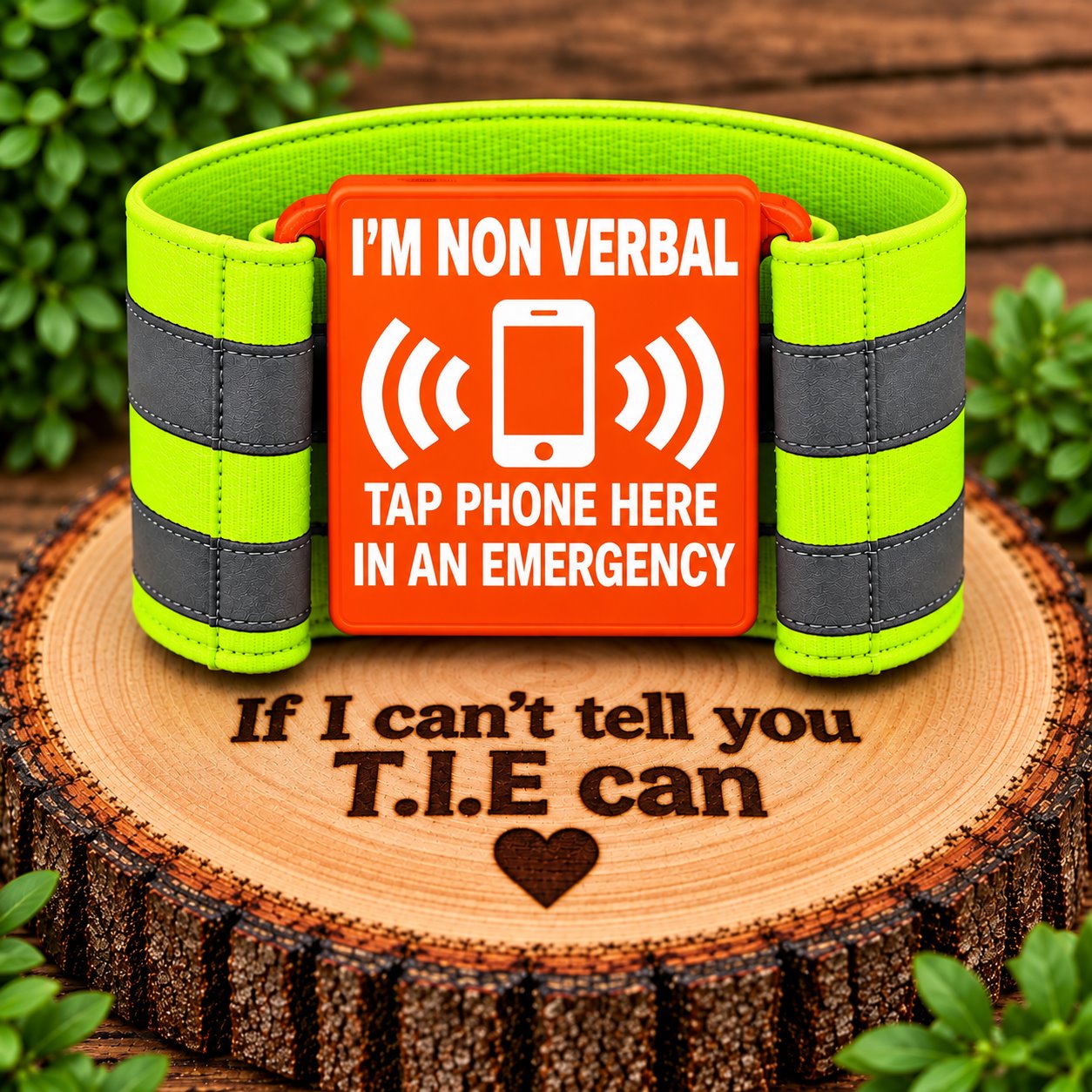 Non-Verbal T.I.E. Armband – Orange