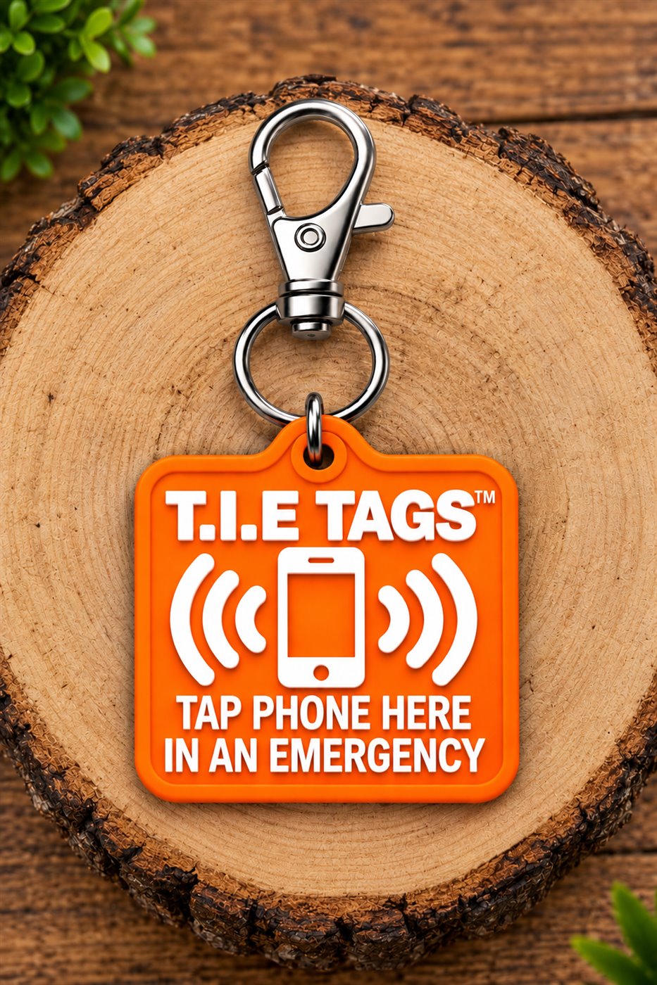 Standard T.I.E. Keyring – Orange