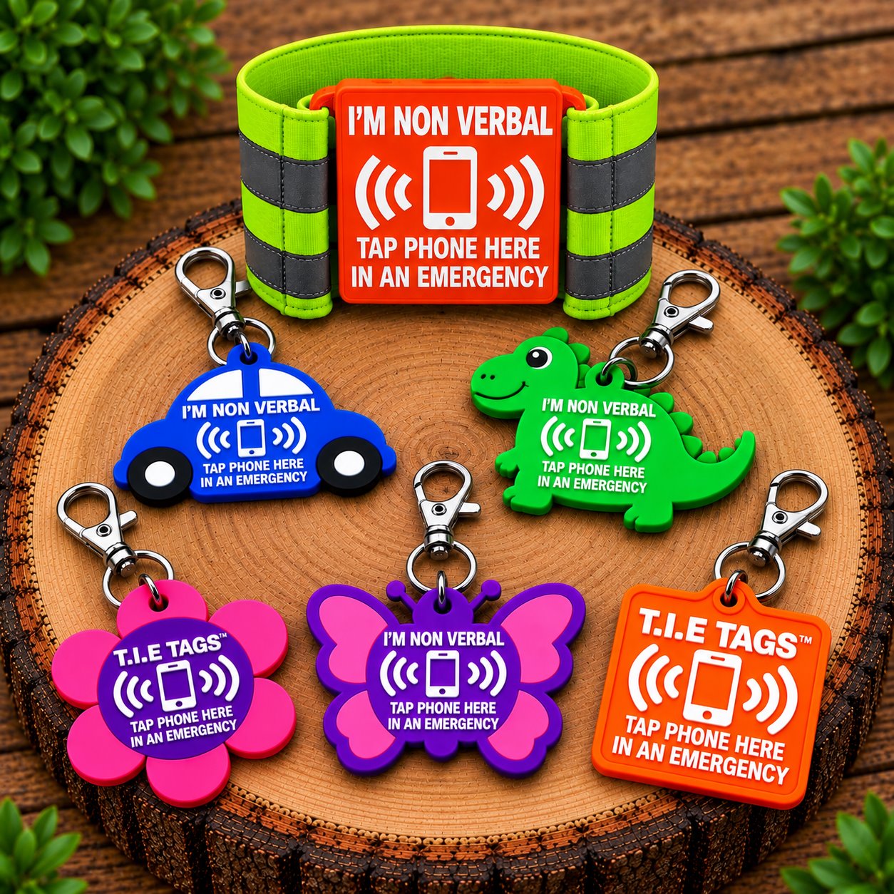Armband & Choice of Keyring – Twin Pack